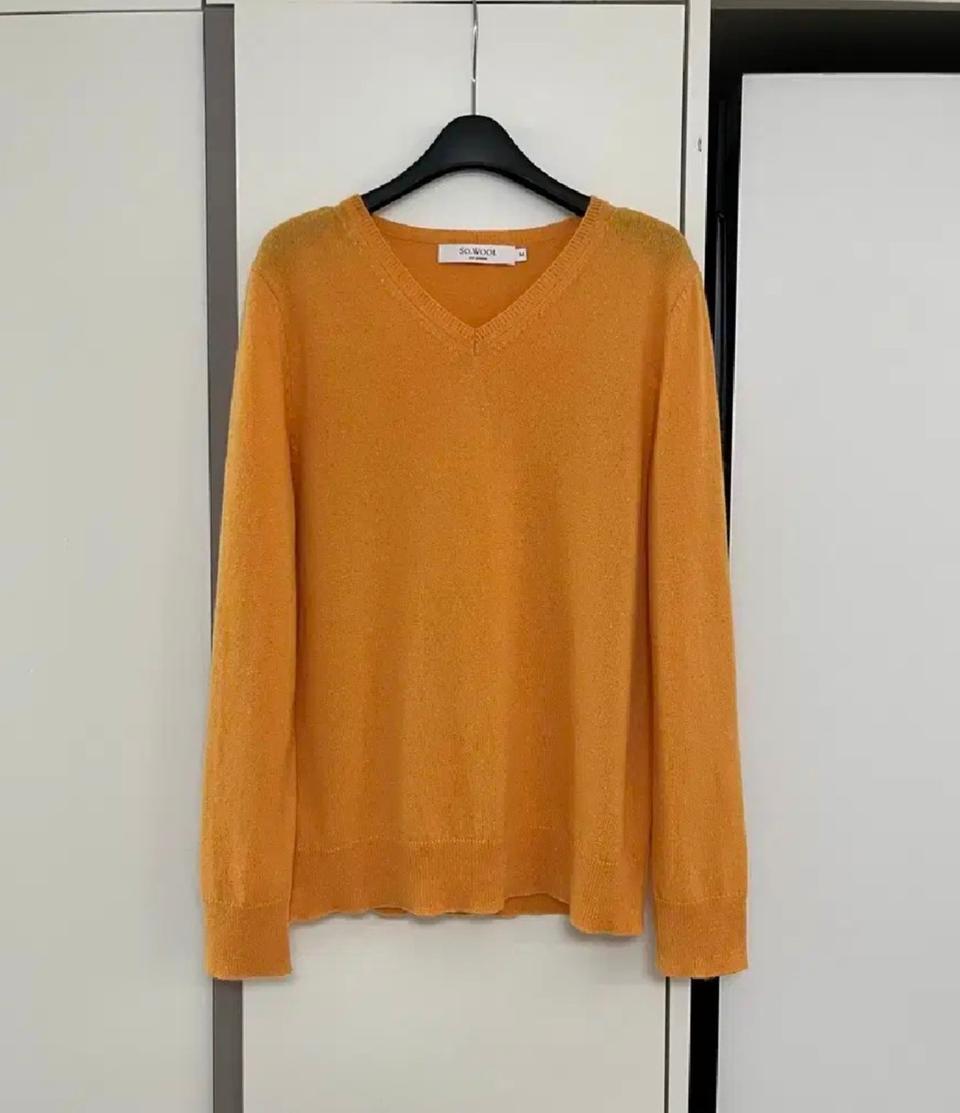 실착1시간.쏘울 캐시미어 100 니트 66사이즈