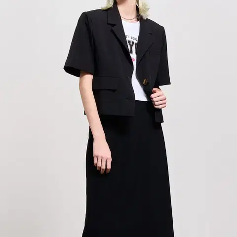 제너럴아이디 GENERAL IDEA H라인 롱 스커트 사이즈 M