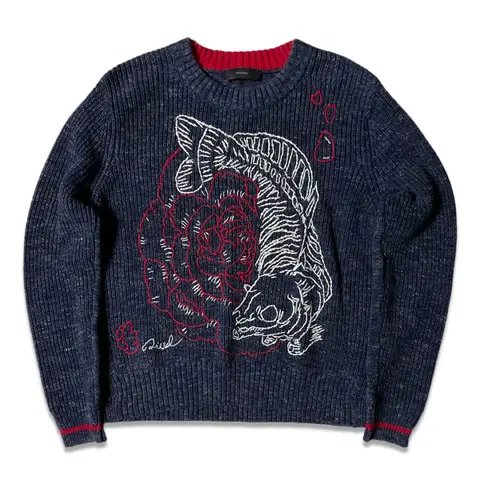 Diesel 디젤 라운드 니트