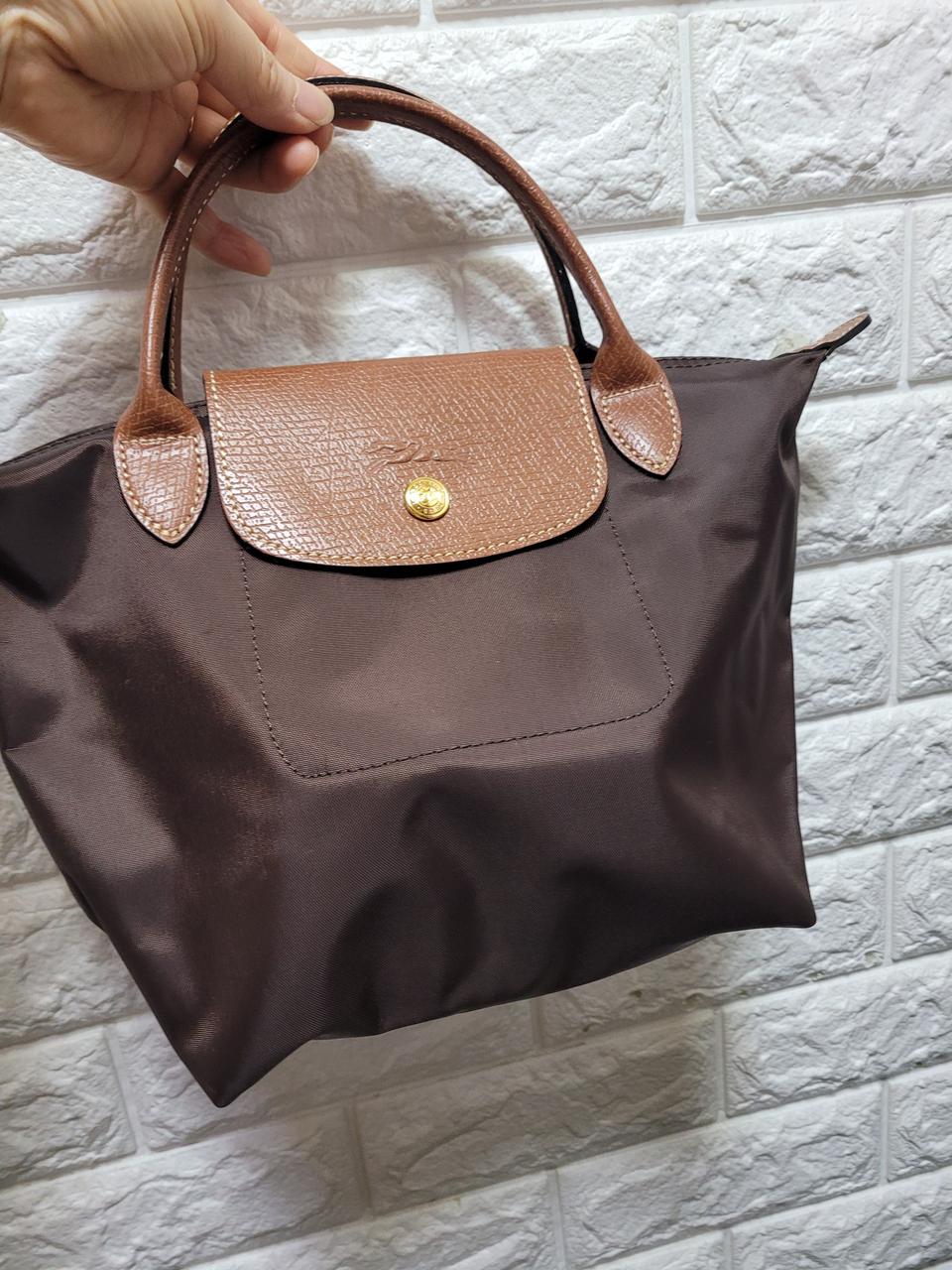 롱샴 토트백 브라운 S