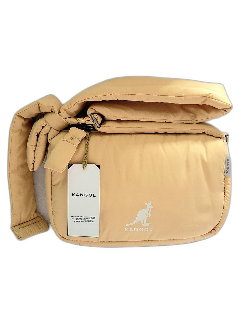 캉골 puffer vivid yellow 크로스백