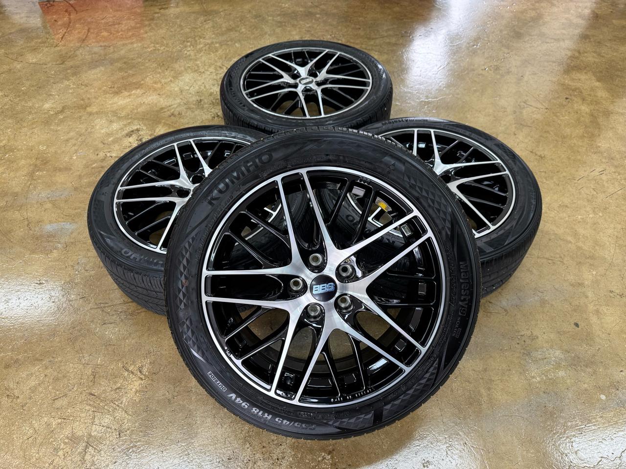 BBS 정품 18인치 휠타이어 팝니다(235 45 18)