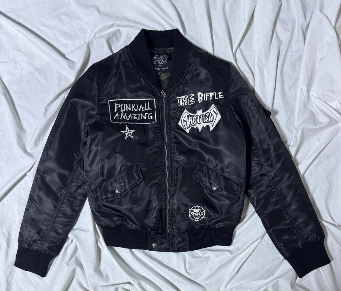 글라드 뉴스 펑크 패치 마원 자켓