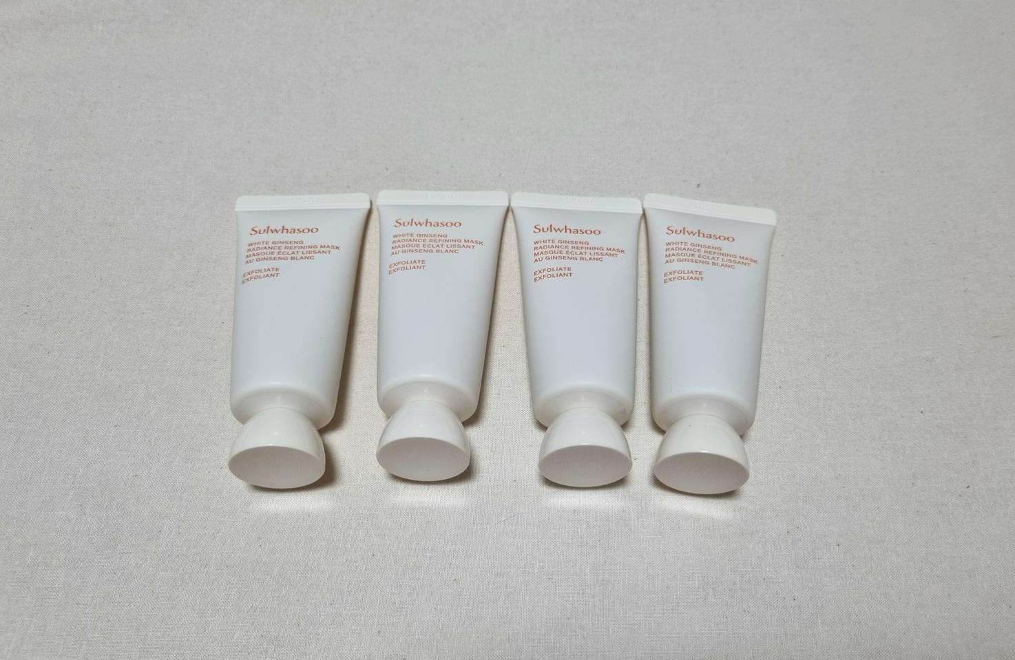 설화수 백삼팩 35ml 4개 설화수 미니 팩