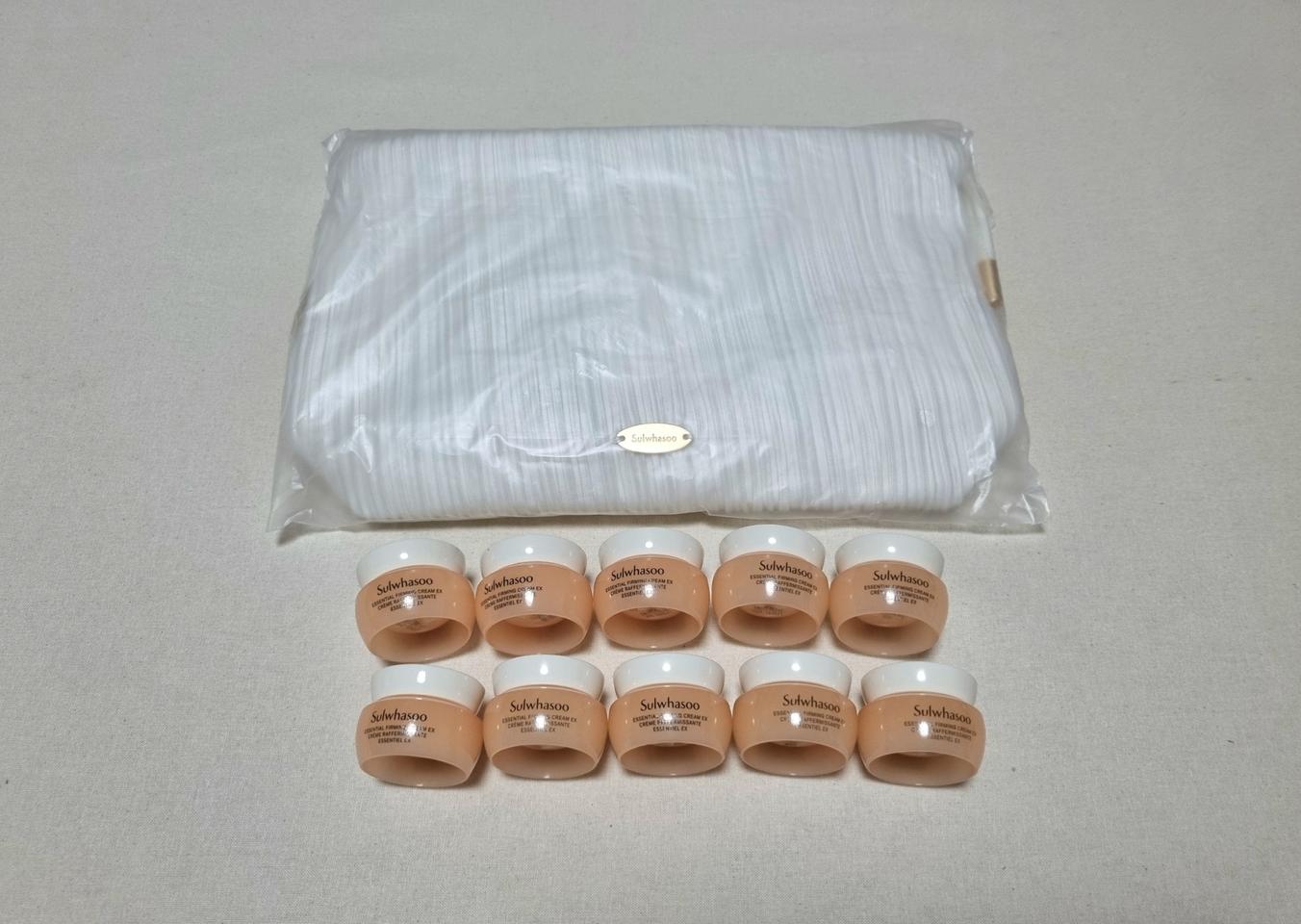 설화수 탄력크림 5ml 10개 설화수 플리츠 파우치