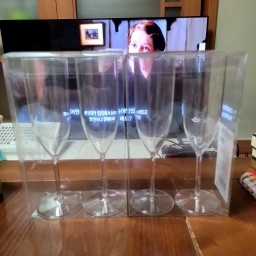 플라스틱 샴페인잔 2개입 x 2 + 1개