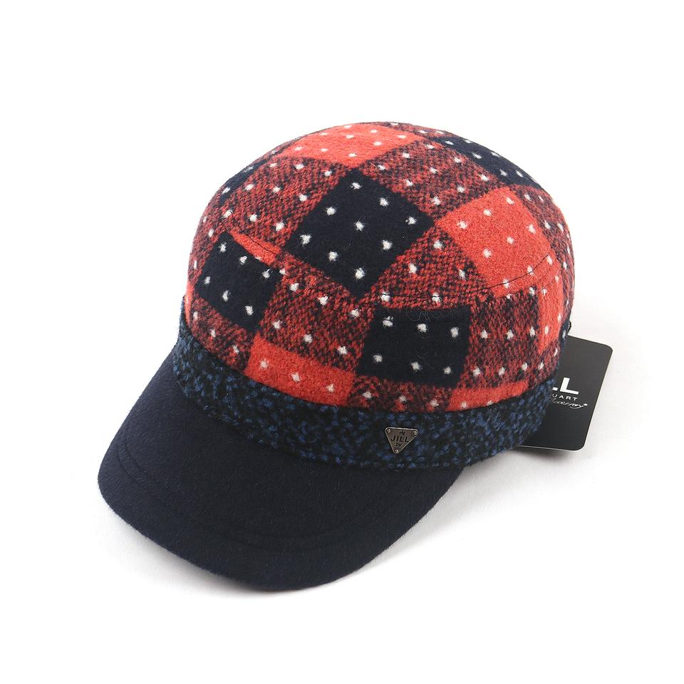 57-58cm 질바이 질스튜어트 겨울 패턴 군모 모자 C009P -092