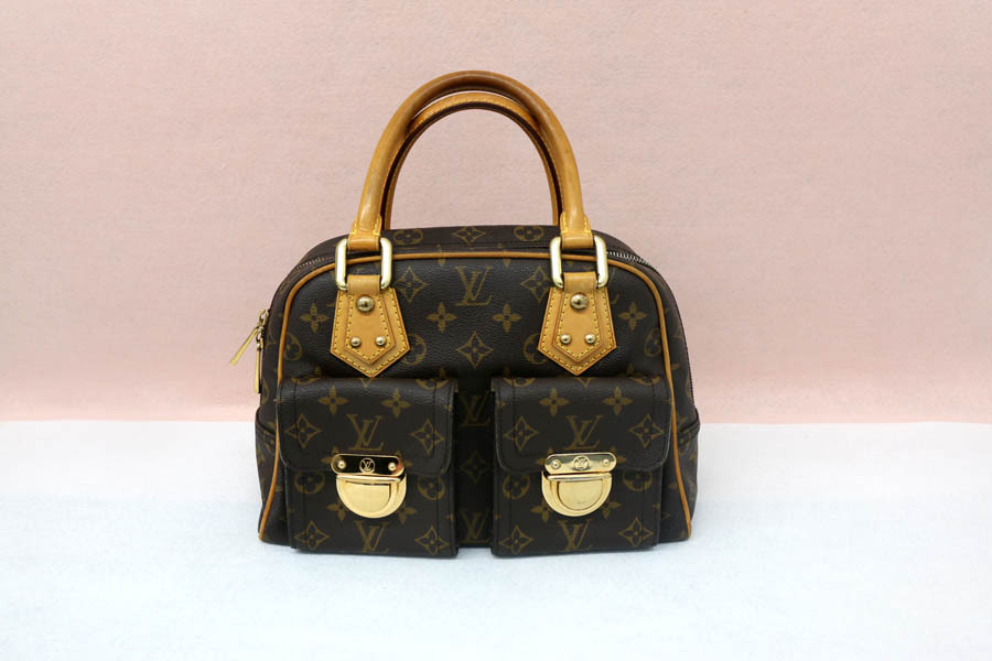 정품) 루이비통 맨하탄PM 여자토트백