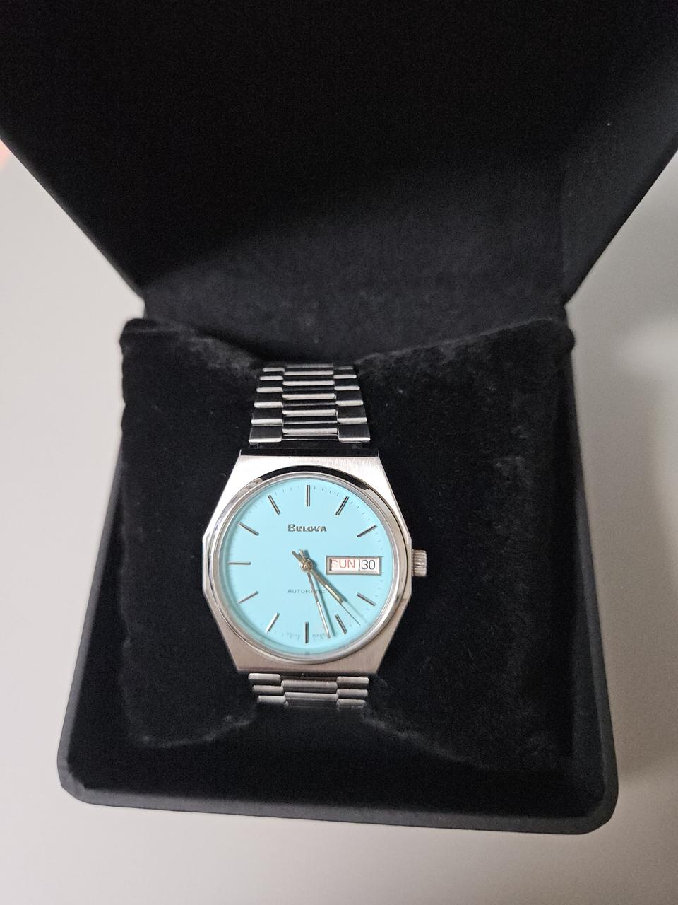 부로바 남성 자동메탈 시계/SWISS