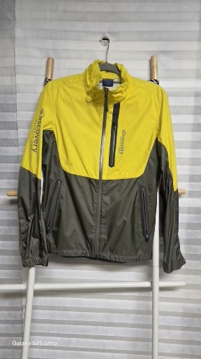 디스커버리 익스페디션 바람막이 옐로우/카키