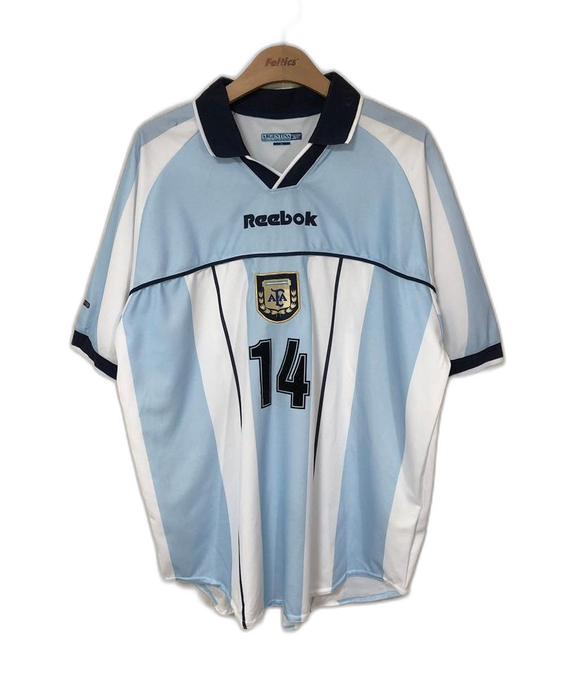 리복 00-01 아르헨티나 홈유니폼/올드져지 XL(해외) #14 시메오네