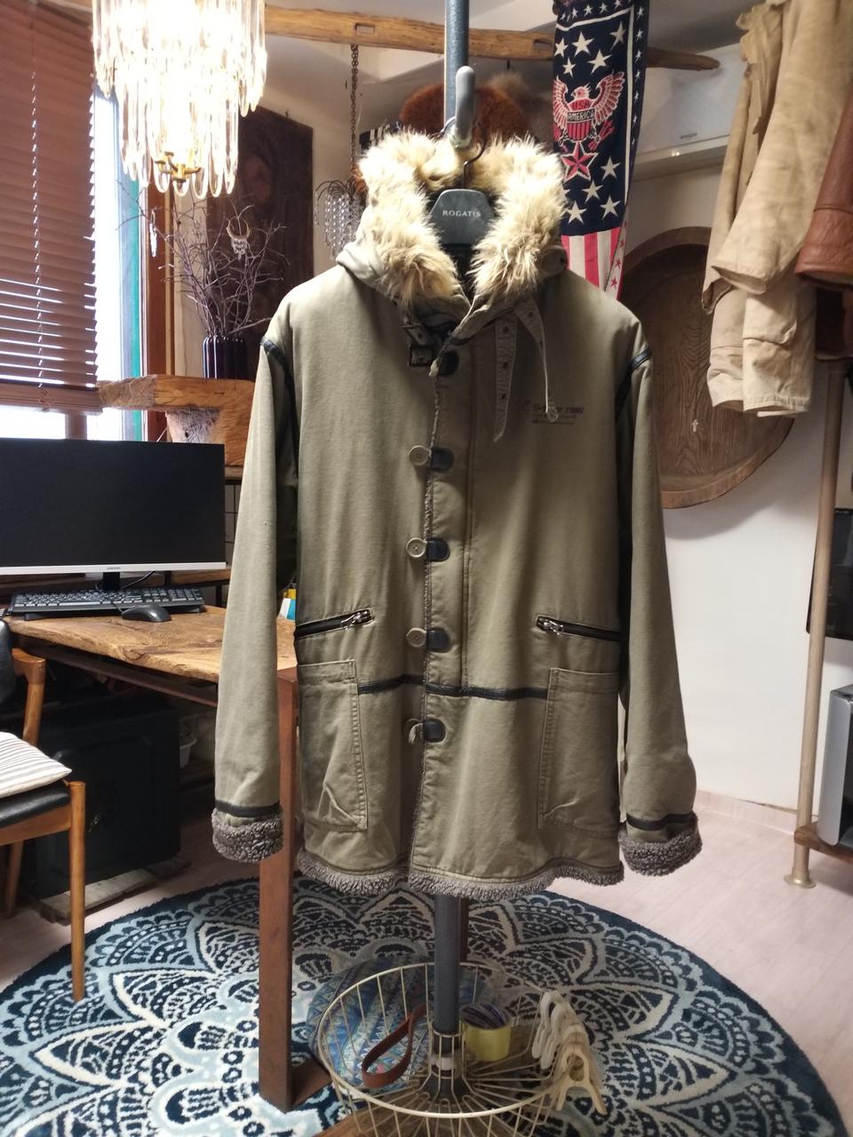 지스타로우 후드야상코트 ㆍXL