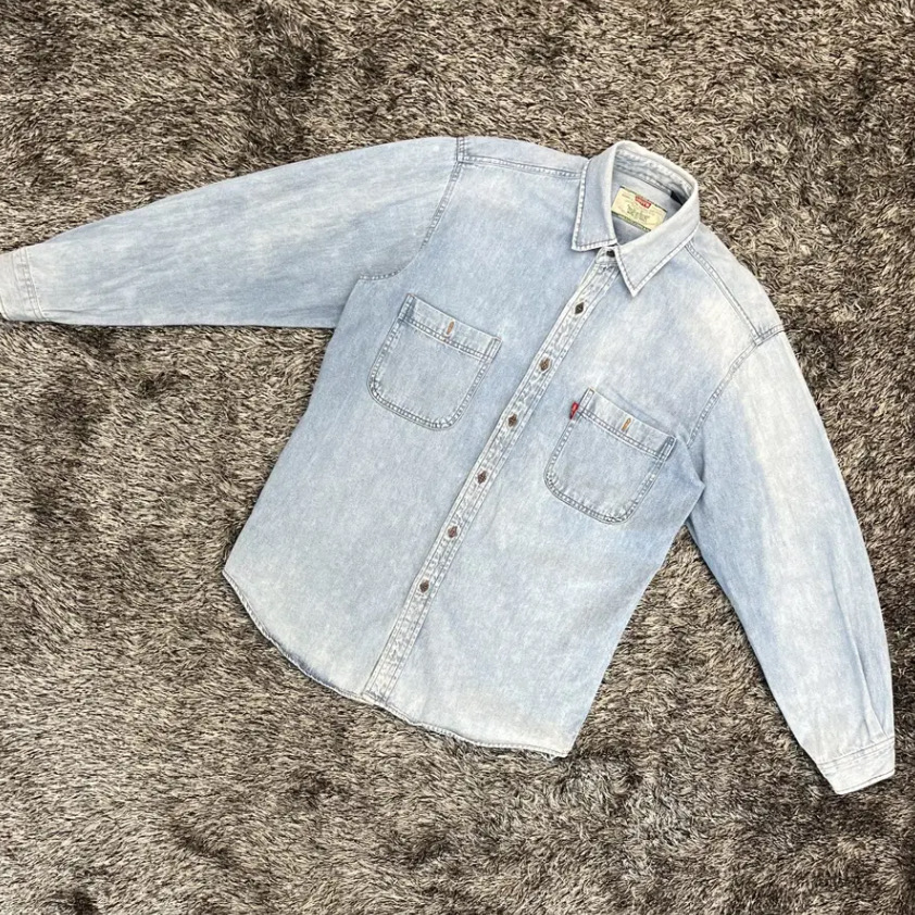 리바이스 남성 데님 셔츠 매이드인코리아 (M)
