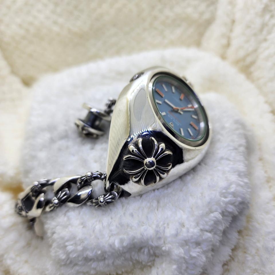 크롬X은시계캐이스줄