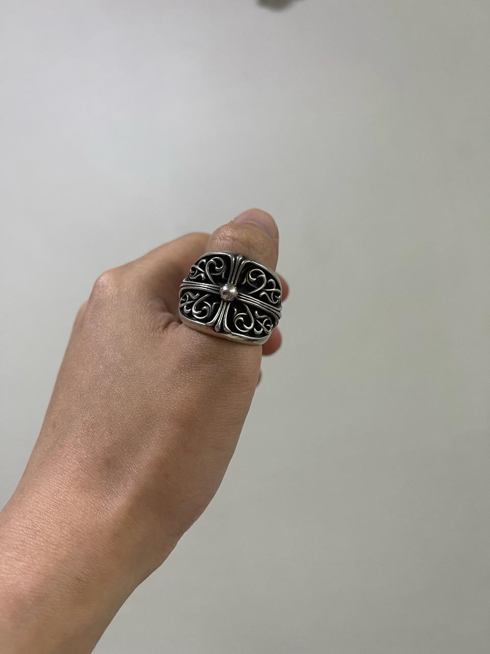 크롬하츠 반지 클래식 오발링 30호 순은