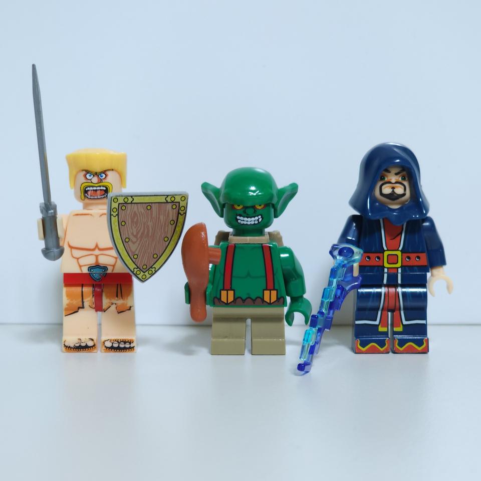 클래시 오브 클랜 피규어 3개 일괄판매