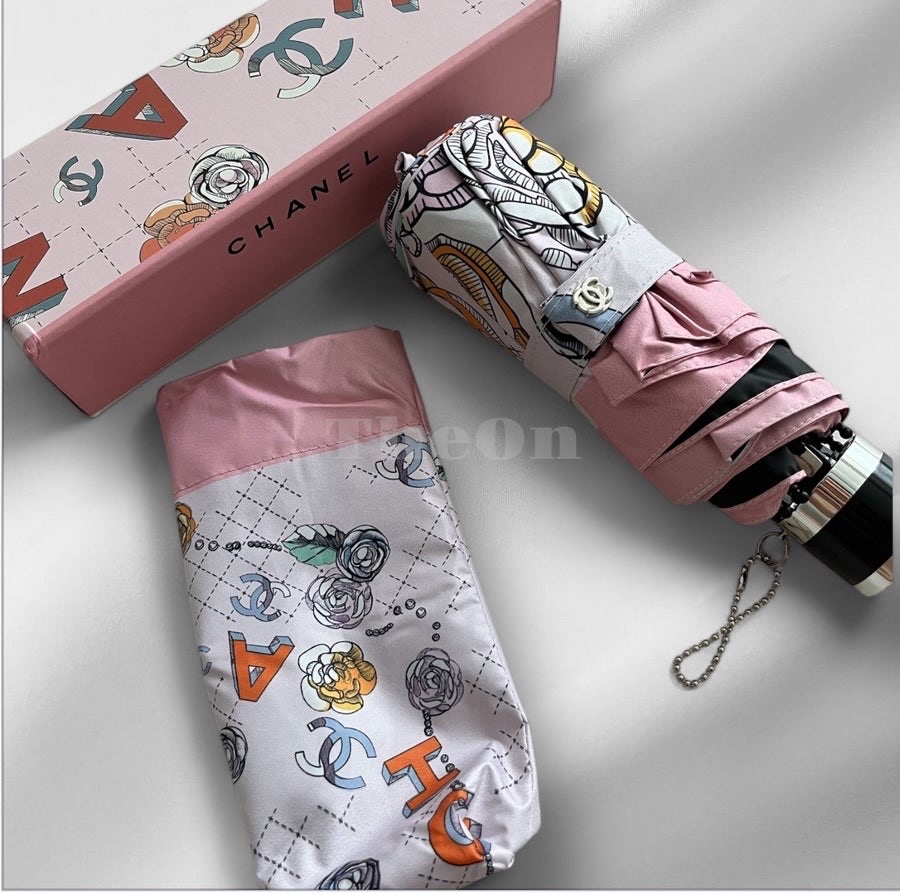 샤넬 CC로고 우산양산겸용 (핑크)