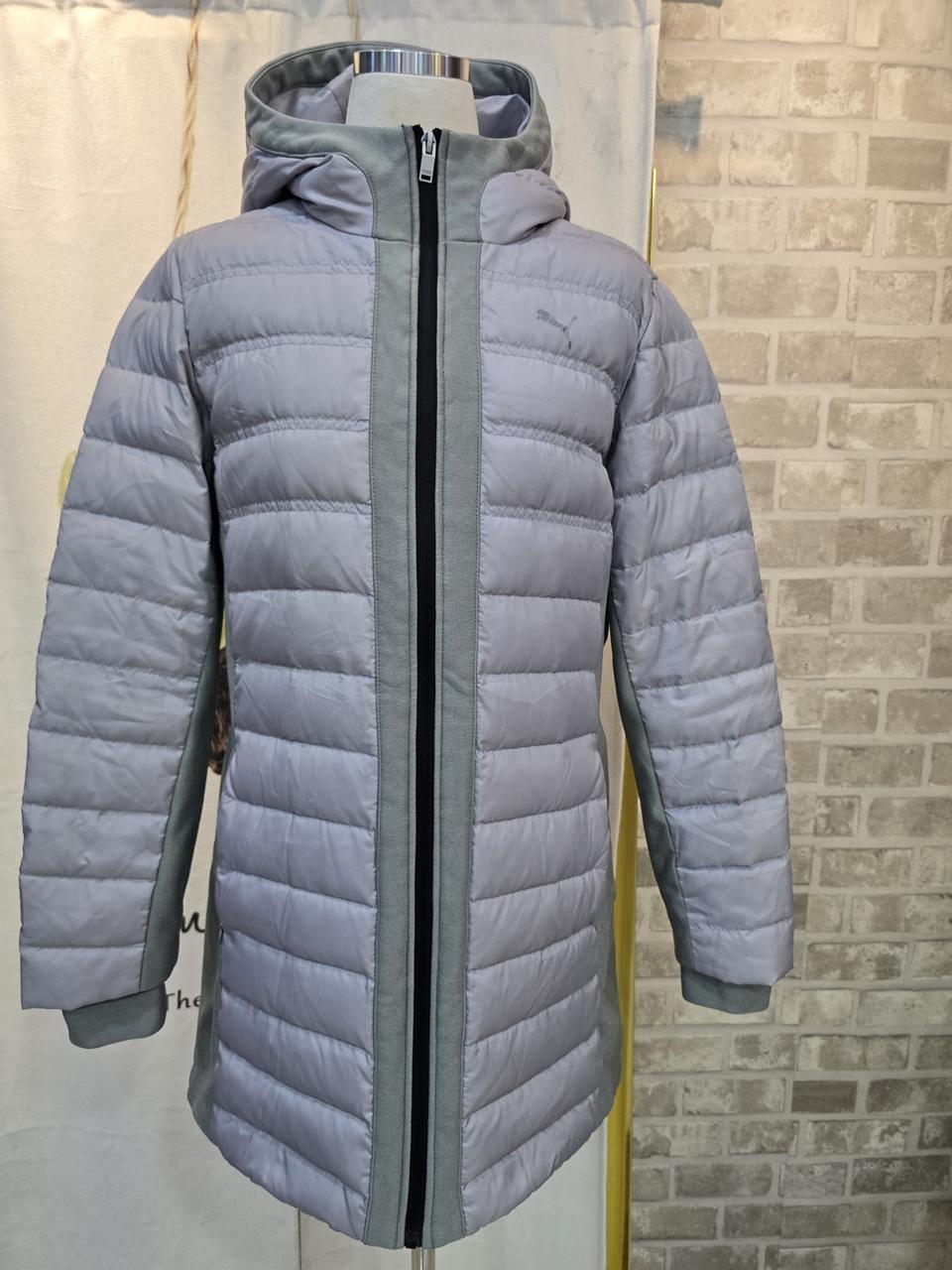 푸마 연그레이 오리털 경량패딩95