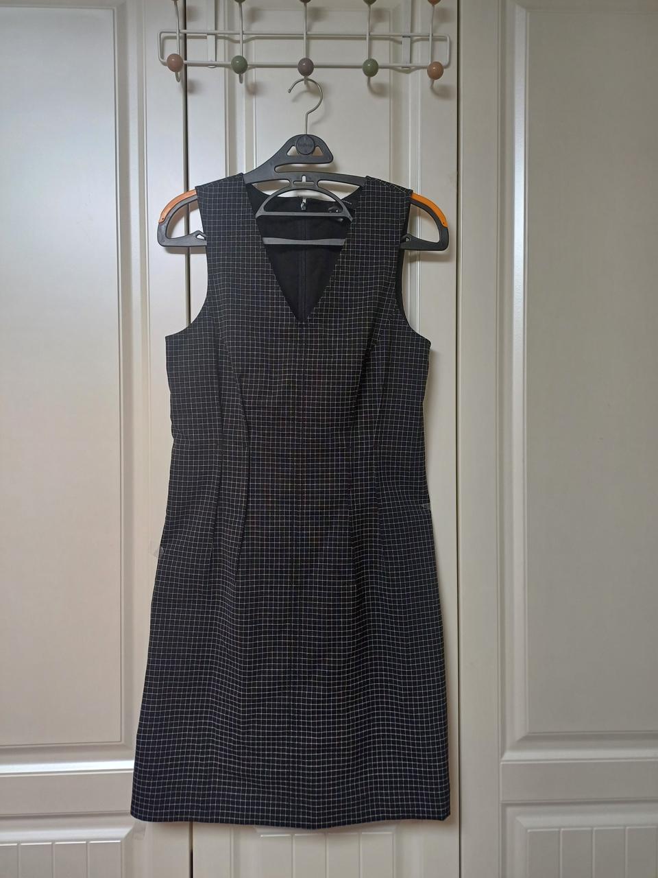 클럽모나코 봄가을체크 민소매원피스 4사이즈 55반~66