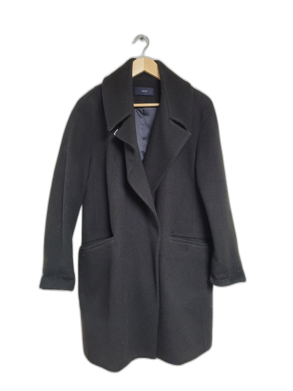 시스템 여성 울 혼방 코트.85