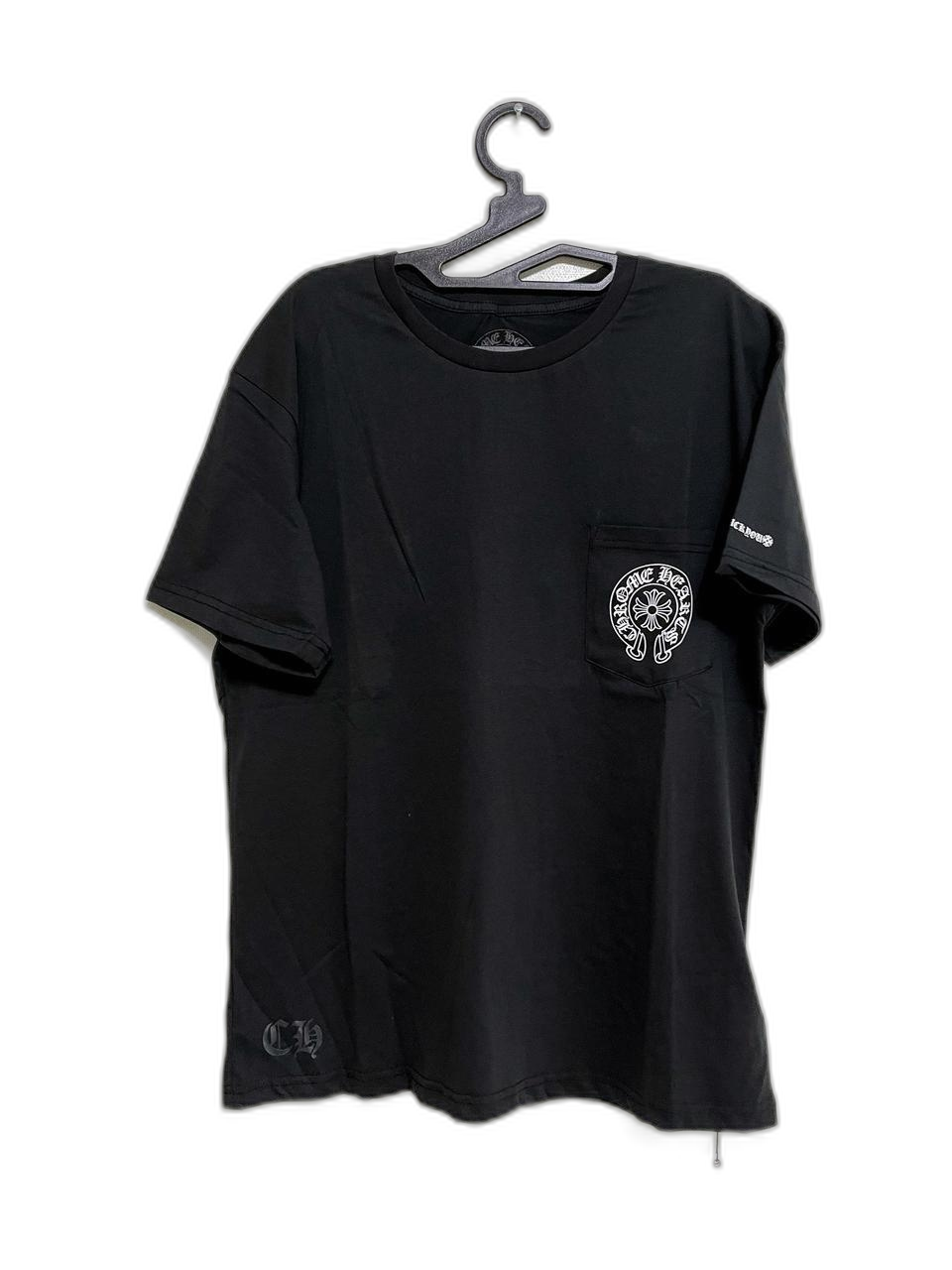 크롬하츠 홀스슈 반팔 블랙 L사이즈 새상품