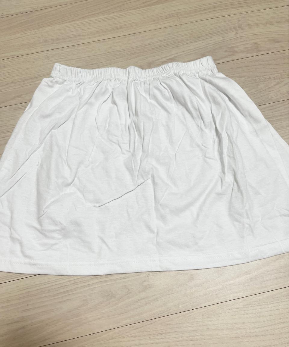 하얀색 치마 속치마 새상품