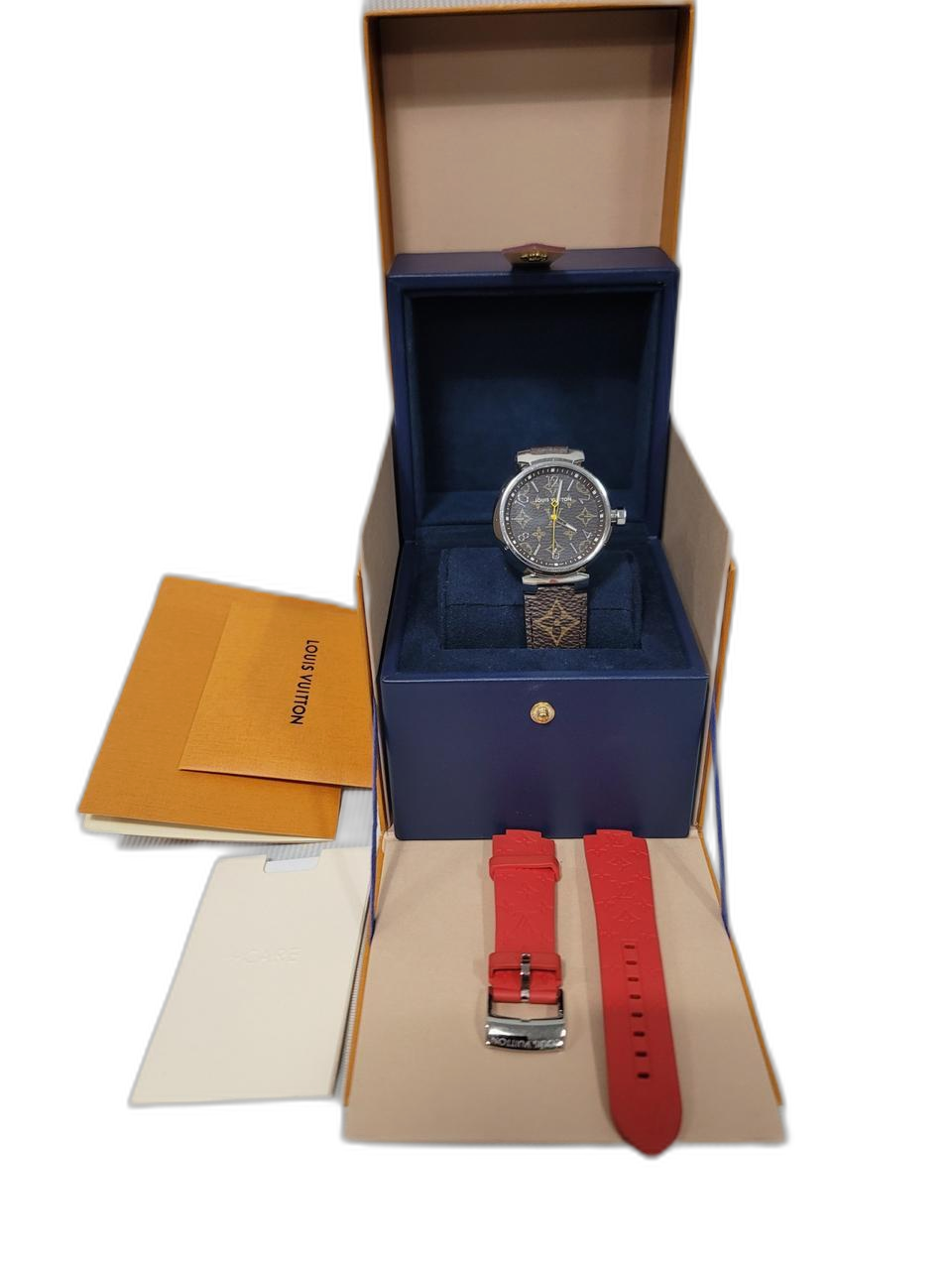 루이비통 땅부르 모노그램 쿼츠 여성 QA072Z