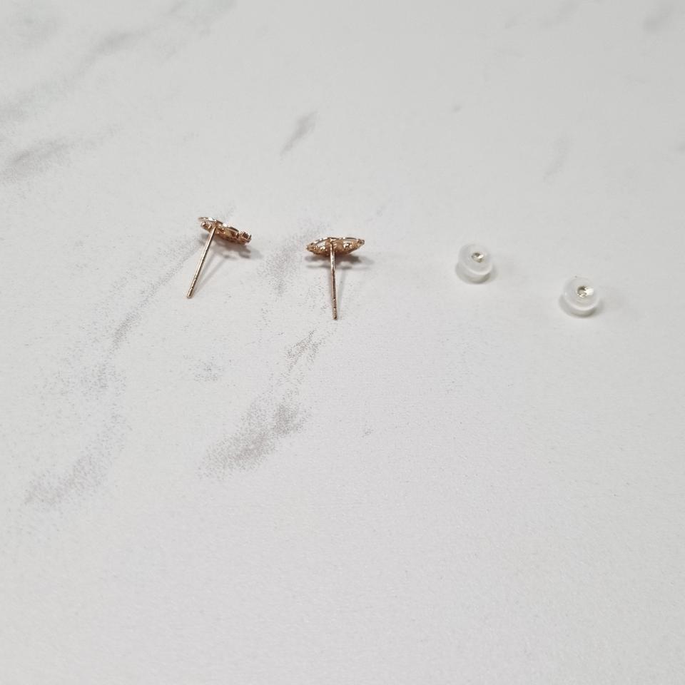 특가)14k핑크골드 침 귀걸이 새상품