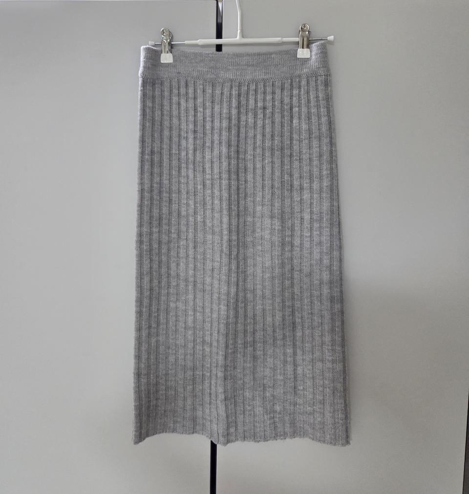 니트 롱 스커트