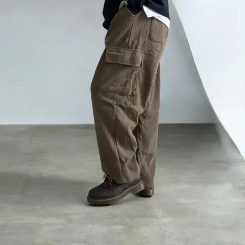 융 카고팬츠 골덴바지 코듀로이팬츠 겨울 기모 밴딩
