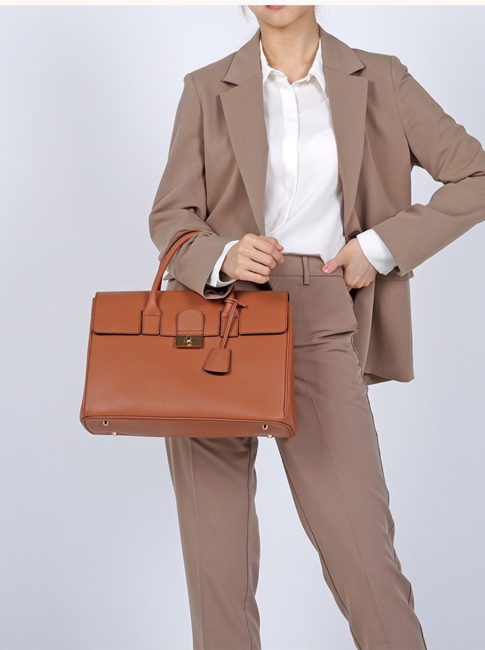 시니피에 루제 미디엄 토트백 숄더백 크로스백