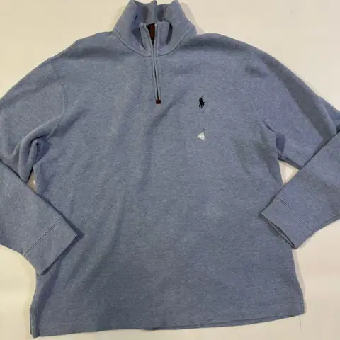 폴로 랄프로렌 면 니트 연블루(L사이즈)