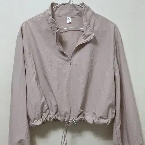 (세트셋업) 아노락 긴팔 반집업 캉캉 미니스커트 세트