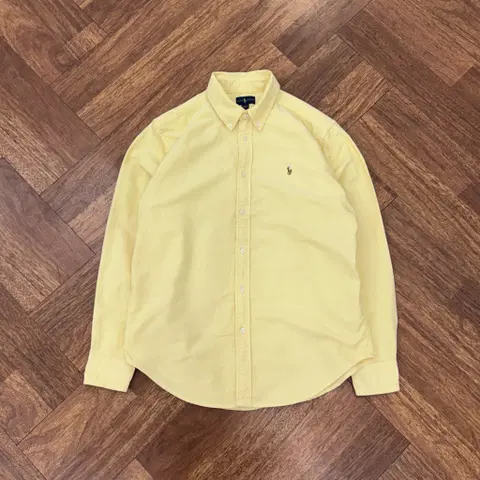 165 폴로 랄프로렌 옥스포드 비비드 옐로우 남방 셔츠