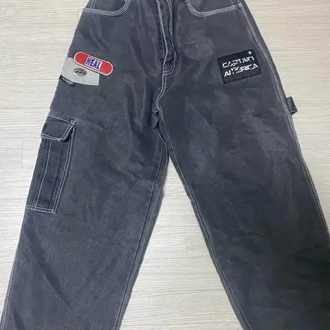 조니블레이즈 생데님 워싱 청바지