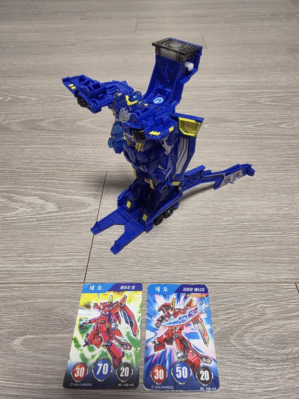 터닝메카드 점보 - 네오 리뉴얼 Blue (무기 X)+메카드 2장
