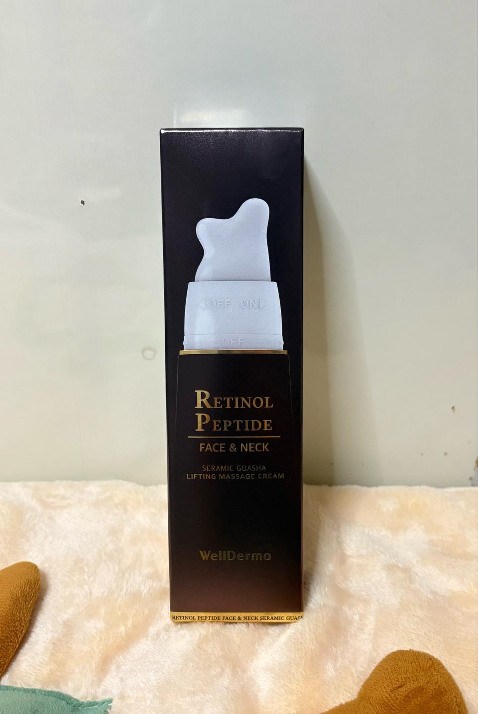 웰더마 레티놀 펩타이드 페이스&넥 세라믹괄사 리프팅 마사지크림 80ml