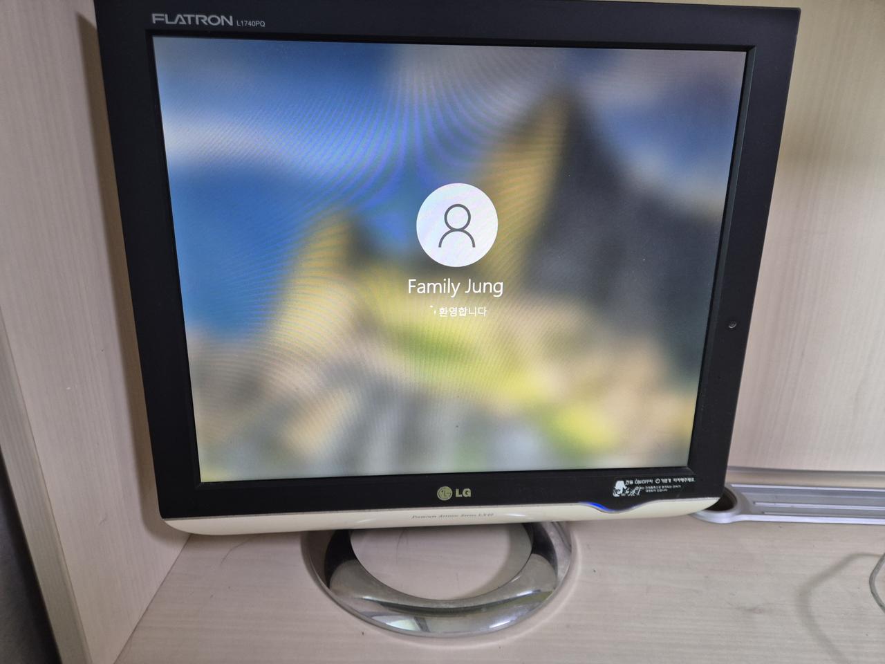 LG FLATRON L1740BQ 모니터