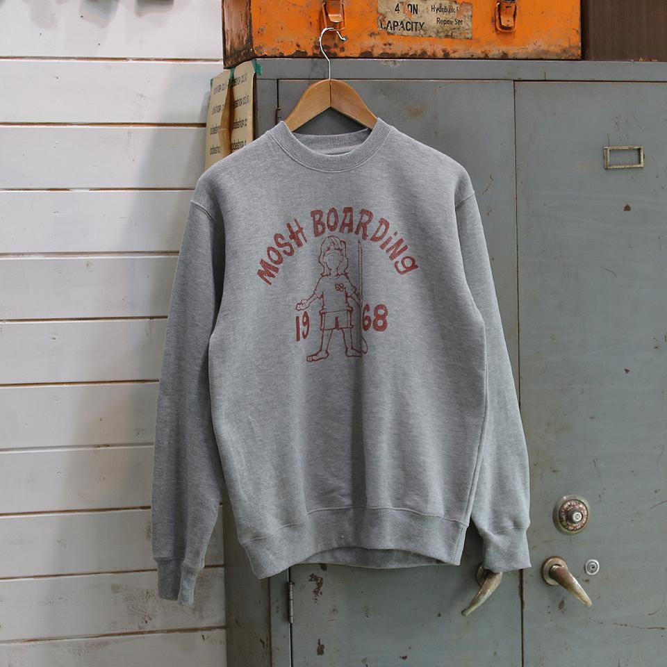 (착용컷) MOSH BOARDING 기모 스웻 셔츠 (남성용 98)