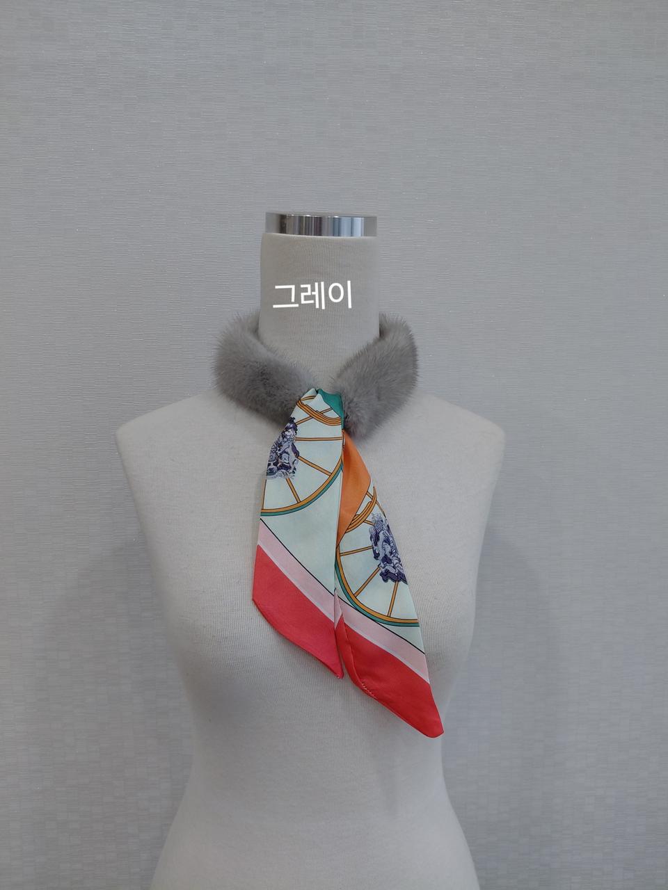리얼 밍크 스카프 목도리