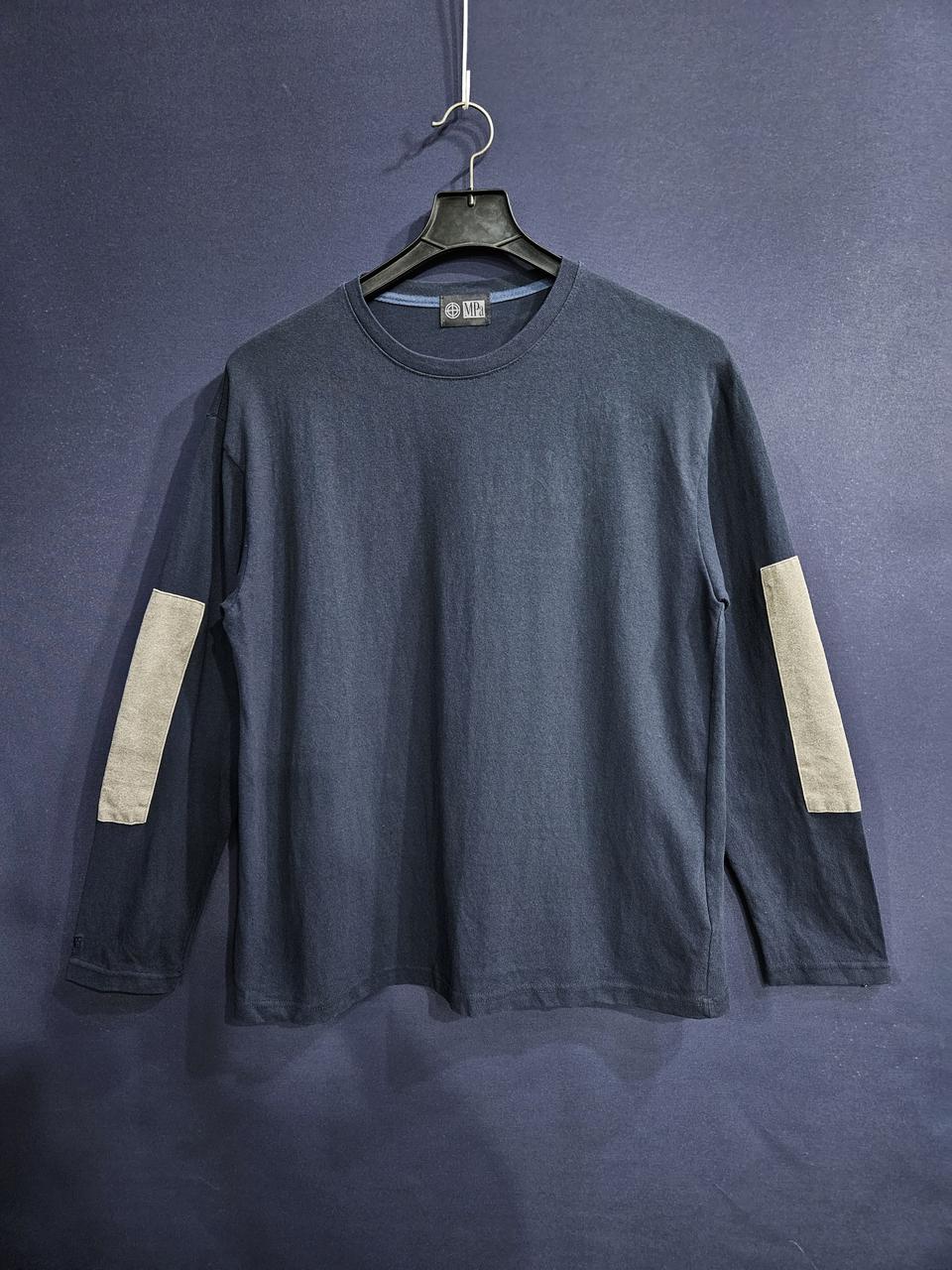 플라스틱 프로덕트 네이비컬러 남성 오버핏 95 긴팔티