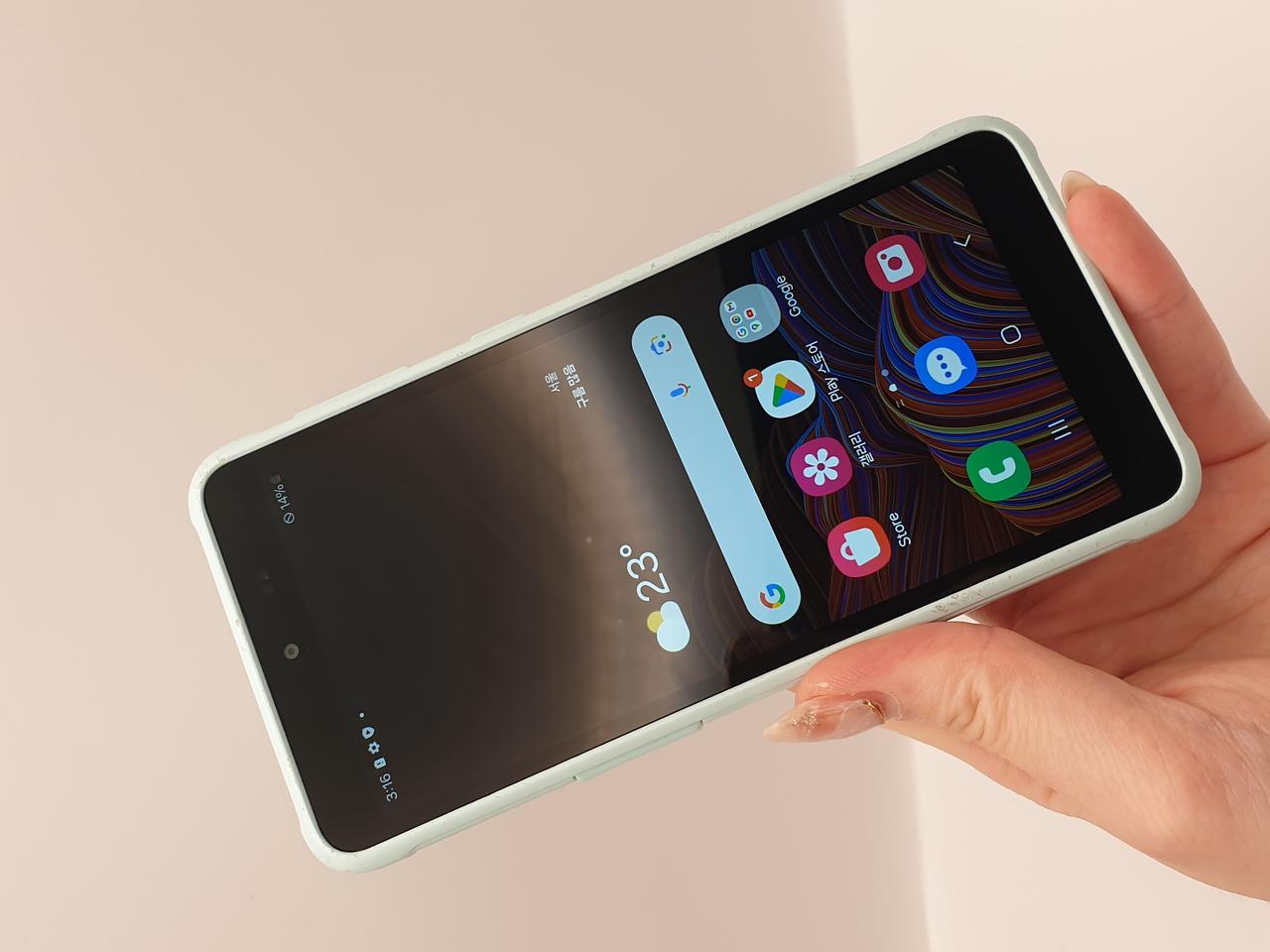 자급제 갤럭시 X커버5(G525) 민트 64G 판매합니다