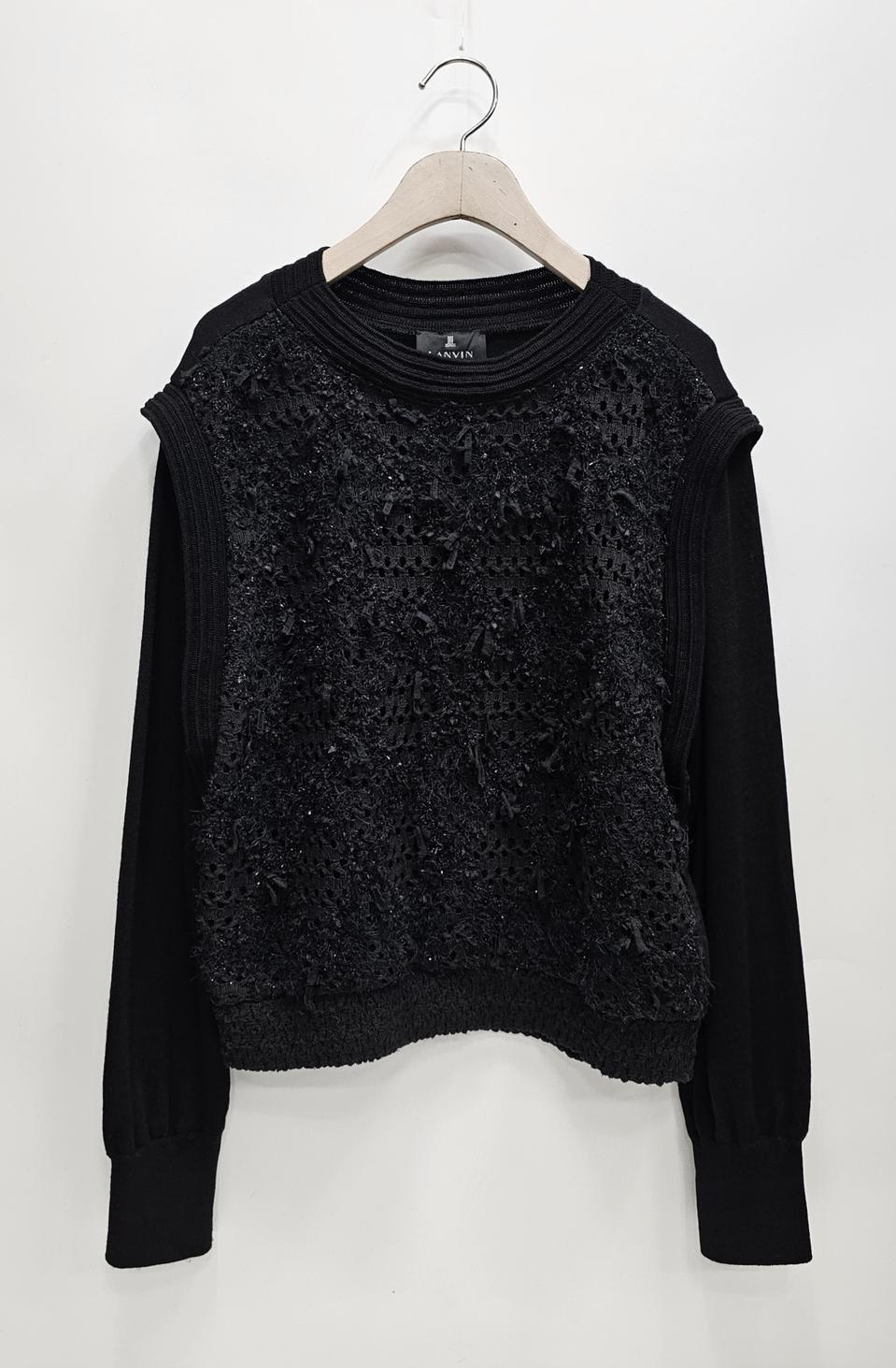 랑방컬렉션 니트 블라우스