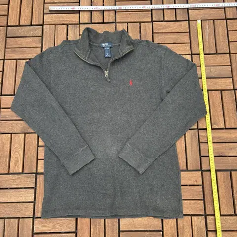 폴로 랄프로렌 하프집업 그레이M