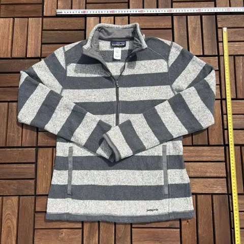 파타고니아 스트라이프 플리스 여성 S