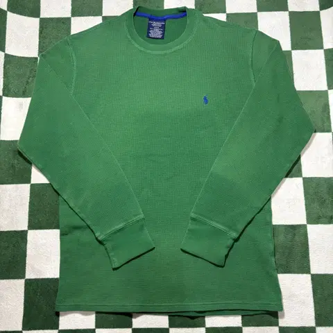 폴로 와플 니트 긴팔티 M