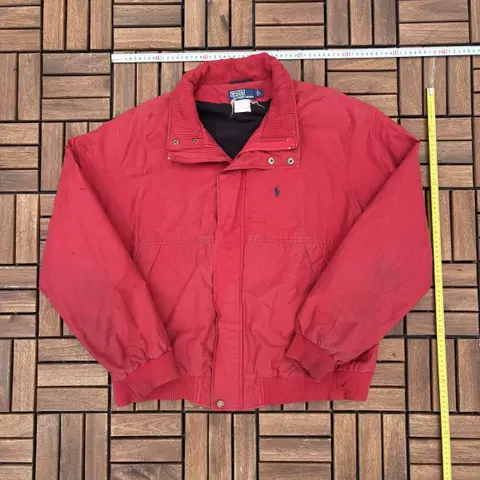 폴로 랄프로렌 레드 봄버 자켓