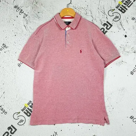 폴로 POLO 여성 반팔 카라티 멜란지 라이트 핑크 S 1000470