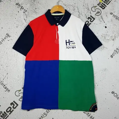 타미힐피거 반팔 카라티 다채색 L 1000472