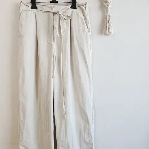 25ss/아뜰리에나인 핀턱 와이드팬츠 M